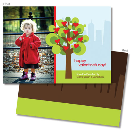 Spark & Spark Valentine's Day Cards (A Tree Of Love - Photo)